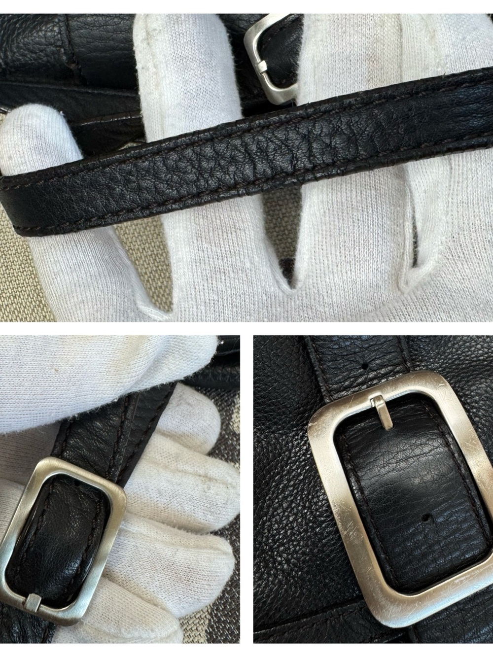 Cole Haan Luna Flap Pebble Leather Y2K Crescent Shoulder Bag - Picture 16 of 16